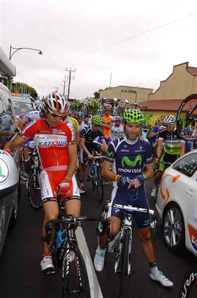 Oscar Freire and Alejandro Valverde